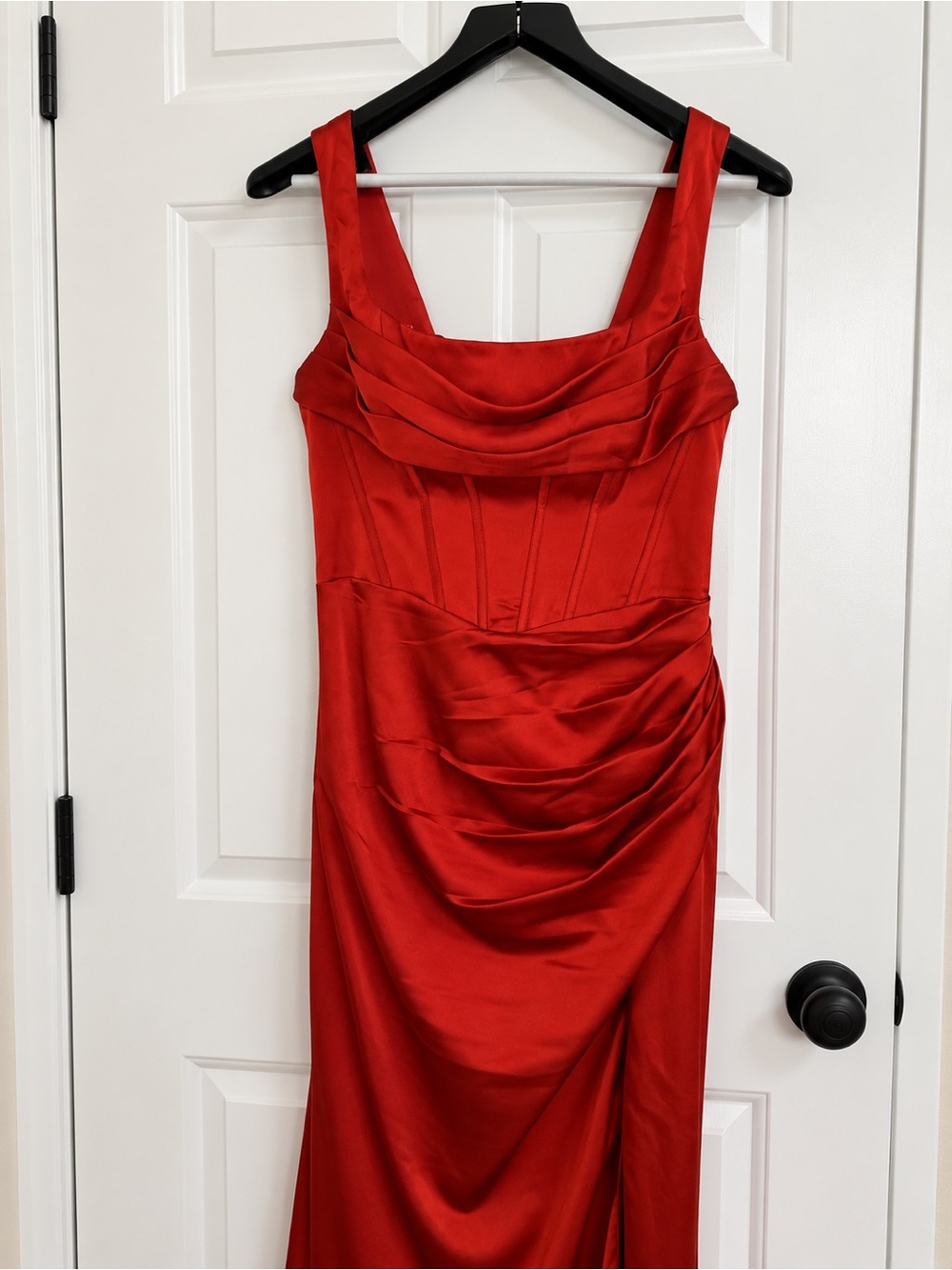 Satin Evening Dress